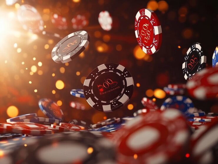 Our igamble247 Caribbean Stud Poker live dealer table view